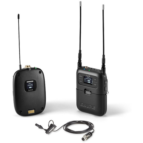 Shure SLXD15/UL4B Wireless UniPlex Cardioid Lavalier Mic System (H57: 520-564 MHz)