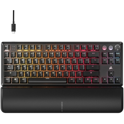Corsair K70 PRO TKL RGB Mechanical Gaming Keyboard (Black)