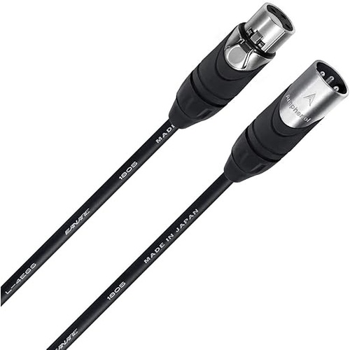 WORLDS BEST CABLES Canare L-4E6S Balanced XLR Cable with Amphenol XLR Connectors (1.5')