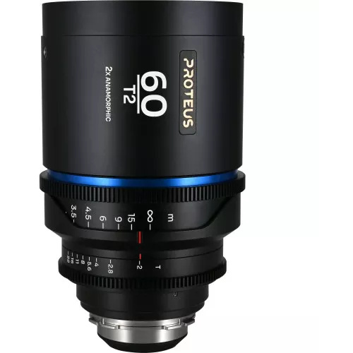 Laowa Proteus 60mm T2.0 2X Anamorphic Lens with EF Adapter (PL Mount, Blue, Metres)