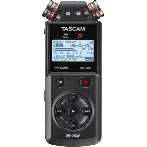 TASCAM DR-05XP 2-Channel 32-Bit Float Portable Audio Recorder