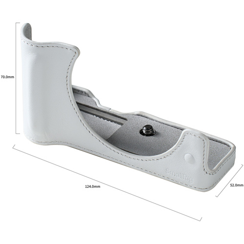 SmallRig 5431 Leather Half Case Kit for Canon EOS R50 V (White)