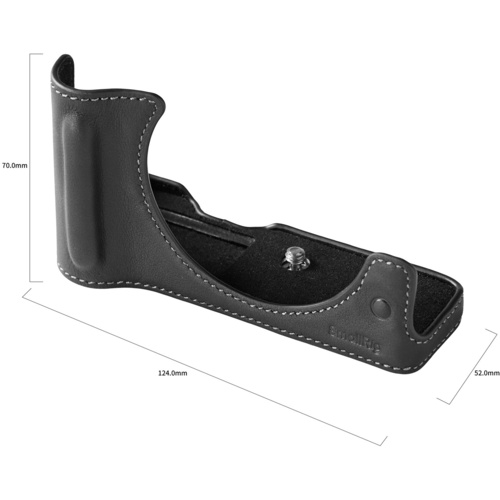 SmallRig 5433 Leather Half Case Kit for Canon EOS R50 V (Black)