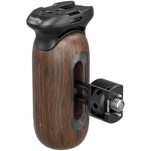 SmallRig 5238 Wooden Side Handle with 1/4"-20 & 3/8''-16 ARRI Locating Screws