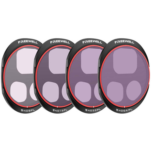 Freewell Bright Day Split ND/PL Filters for DJI Mavic 4 Pro (4 Pack)