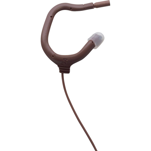 Point Source Audio EO-8WL-XSH EMBRACE Omnidirectional Earmount Lavalier Microphone (Brown)