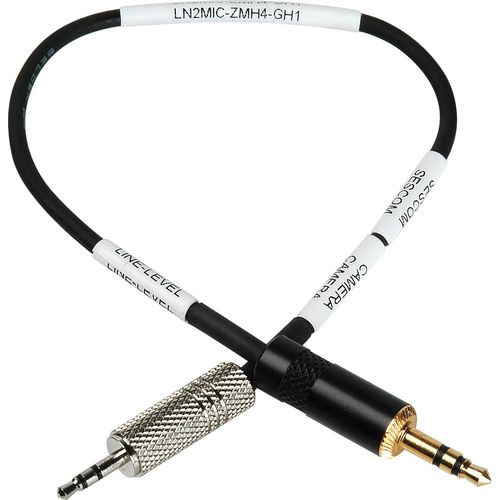 Sescom LN2MIC-ZMH4-GH1 - Line Out to Camera Mic Level In Cable