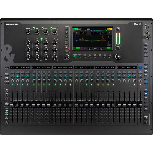 Allen & Heath Qu-6 36-Channel / 12-Bus Digital Mixer with 24+1 Motorized Faders
