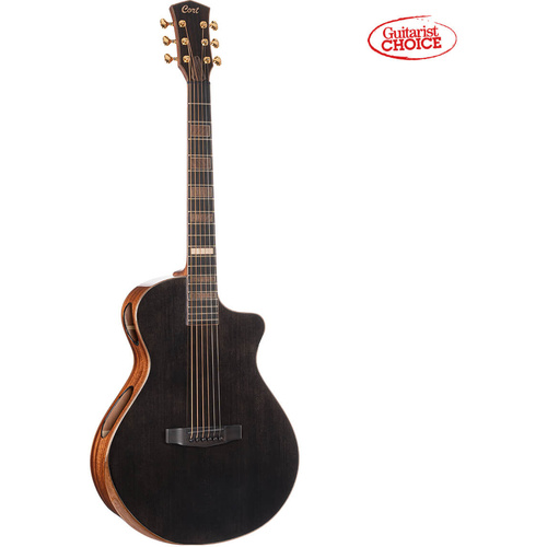 Cort Modern Acoustic Guitar with Case (Black)