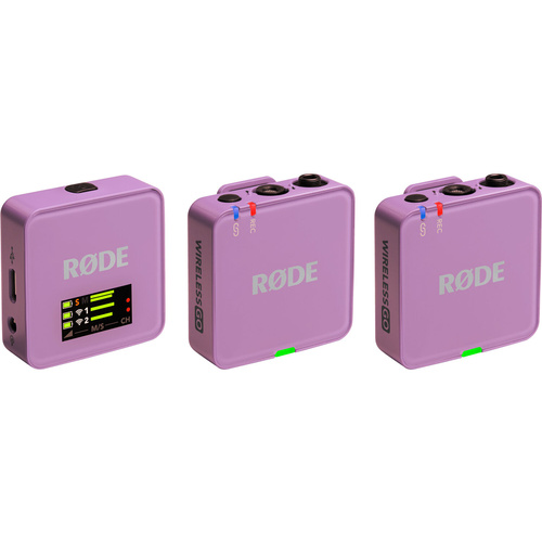 RODE Wireless GO Compact Wireless Microphone System (Gen 3, Lilac)