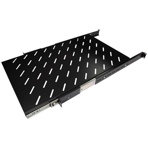 DYNAMIX RASS-600 Sliding Shelf for 1000mm Deep Cabinets (710mm Deep, Black)