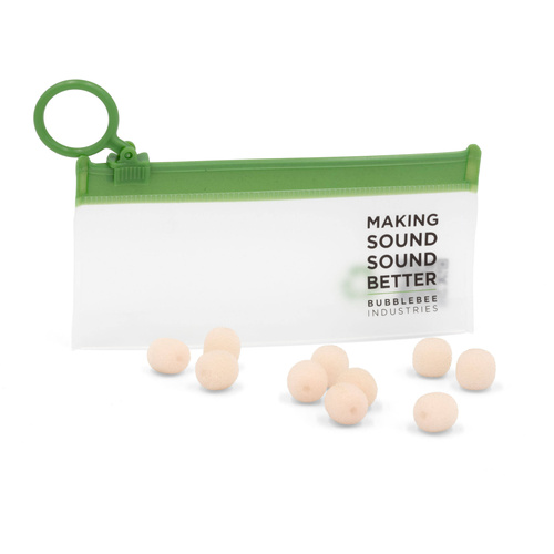 Bubblebee Industries The Microphone Foam for Lavalier Mics Pop Filter (Small, Beige, 10-Pack)