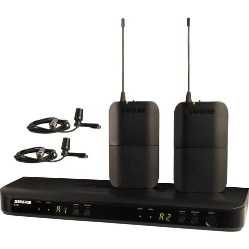 Shure BLX188-CVL Dual-Channel Lavalier Wireless System (M17: 662 - 686 MHz)