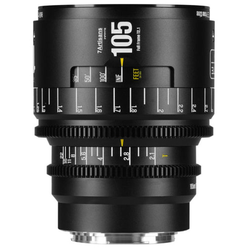 7Artisans INFINTE 105mm T2.1 Cine Lens (Canon EF, Black)
