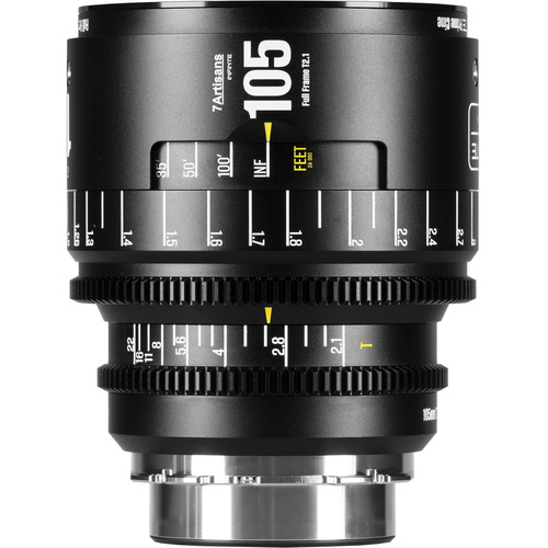 7Artisans INFINTE 105mm T2.1 Cine Lens (ARRI PL, Black)