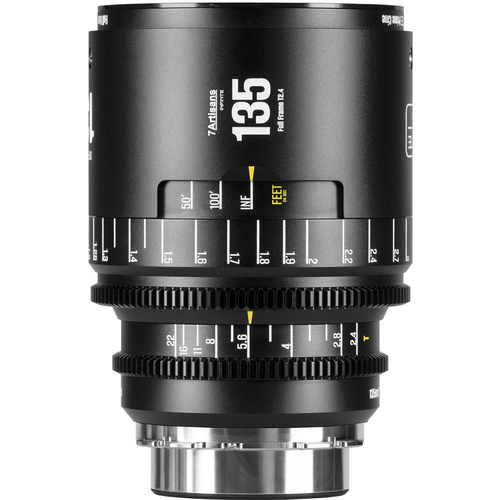 7Artisans INFINTE 135mm T2.4 Cine Lens (Canon EF, Black)
