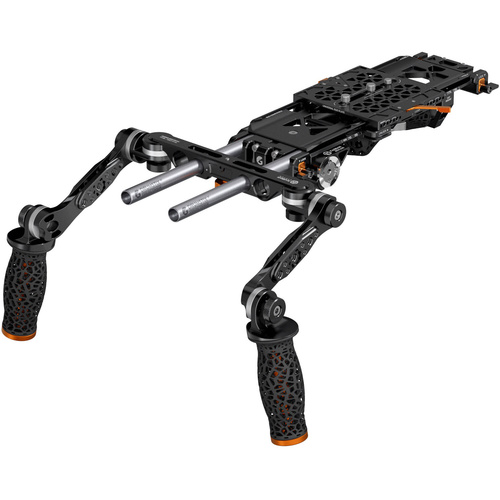Bright Tangerine KASBAH Atman Universal Shoulder Rig & Handle Kit (Narrow, 1-Axis BUD VCT-14)