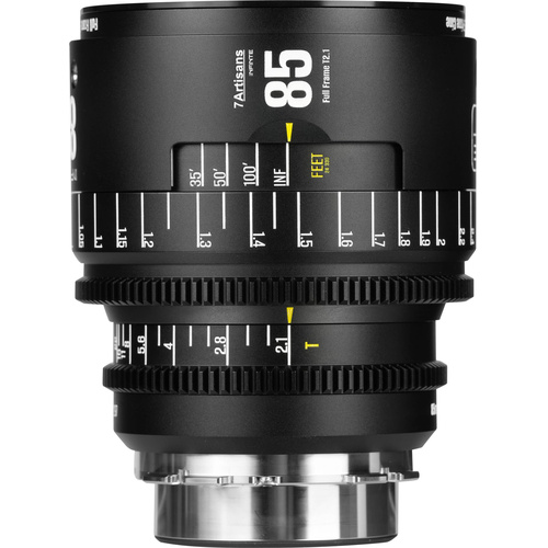 7Artisans INFINTE 85mm T2.1 Cine Lens (ARRI PL, Black)