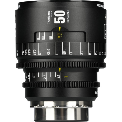 7Artisans INFINTE 50mm T2.1 Cine Lens (Canon EF, Black)
