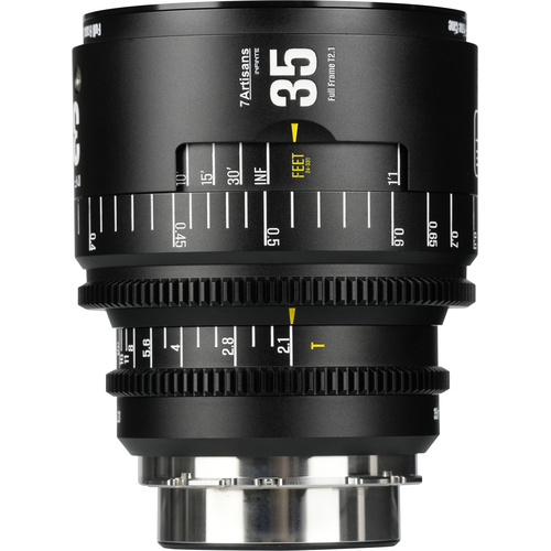 7Artisans INFINTE 35mm T2.1 Cine Lens (Canon EF, Black)