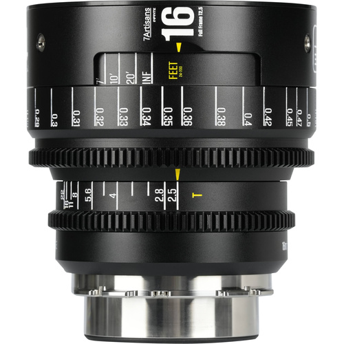 7Artisans INFINTE 16mm T2.5 Cine Lens (ARRI PL, Black)