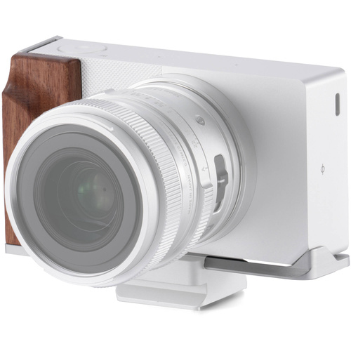 Tilta Mounting Baseplate with Wooden Grip for Sigma BF (Silver)