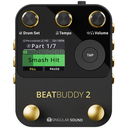Singular Sound BEAT BUDDY ドラムマシン Singular Sound BeatBuddy Drum Machine Pedal | Rubber Monkey | NZ