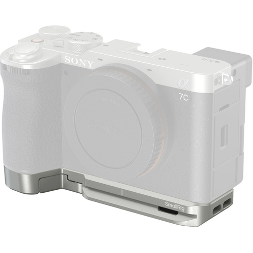 SmallRig 5482 Baseplate with Airtag Slot for Sony Alpha 7C II / Alpha 7CR (Silver)