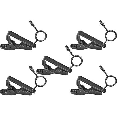 Sony SAD-H44B - Horizontal Microphone Clips for ECM44B (Set of 10) (Black)