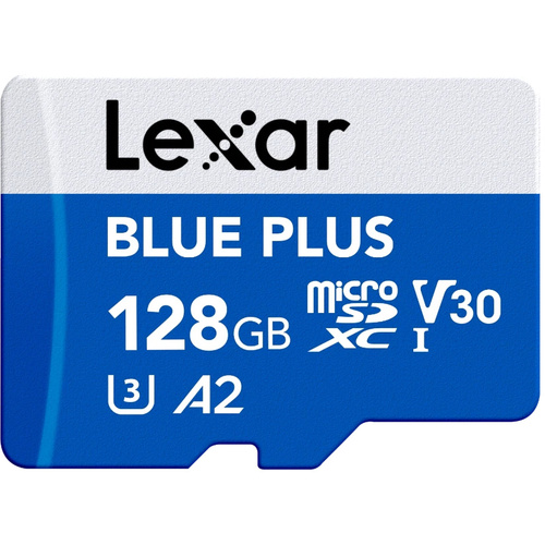 Lexar Blue Plus microSDXC USH-I Card (128GB)