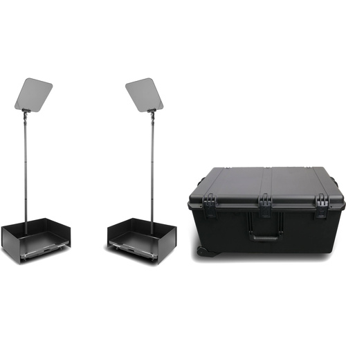 Prompter People ProLine StagePro 24" Carbon Fiber Presidential Teleprompter Set (Pair)