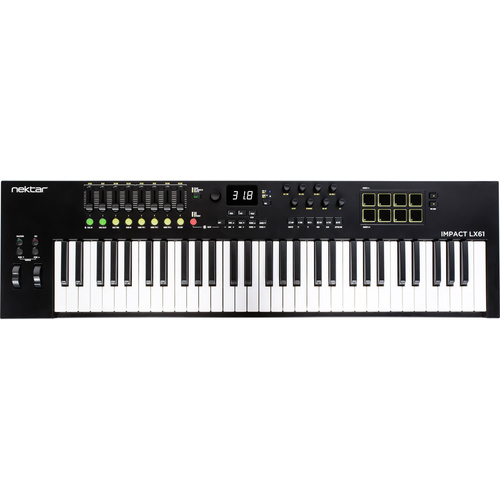 Nektar Technology Impact LX61 mk3 USB MIDI Controller Keyboard