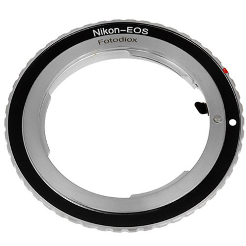 FotodioX Mount Adapter for Nikon F-Mount Lens to Canon EOS Camera