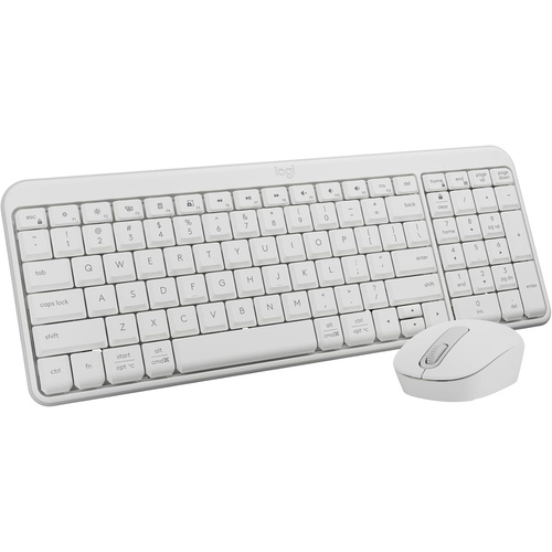 Logitech MK250 Bluetooth Wireless Keyboard and Mouse (Off White)