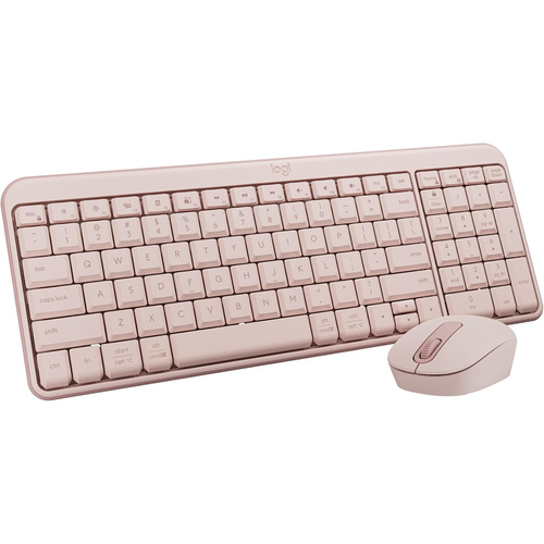 Logitech MK250 Bluetooth Wireless Keyboard and Mouse (Rose)