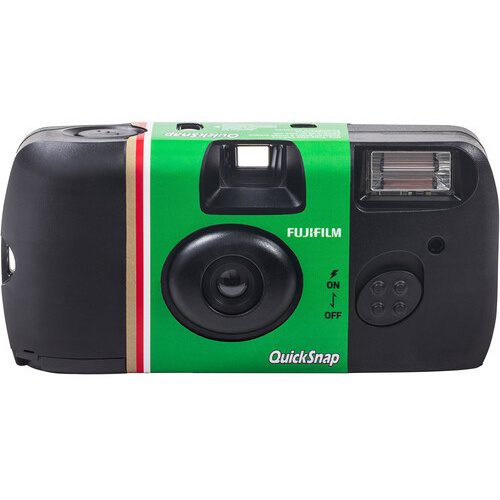 FujiFilm QuickSnap Flash 400 One-Time-Use Disposable Camera (27 Exposures)