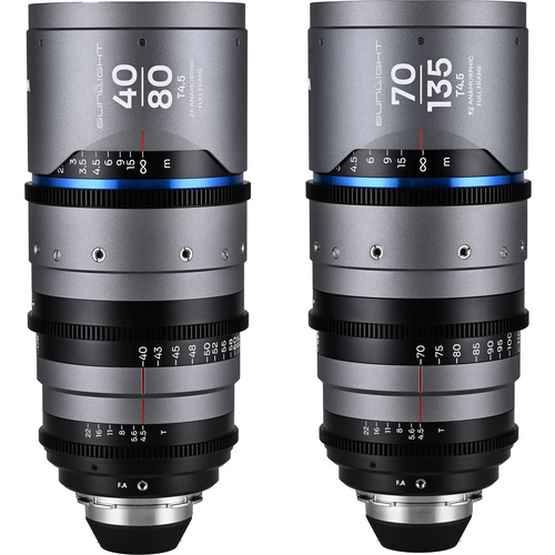 Laowa Sunlight 2x Anamorphic Zoom 2-Lens Bundle (ARRI PL, Blue)
