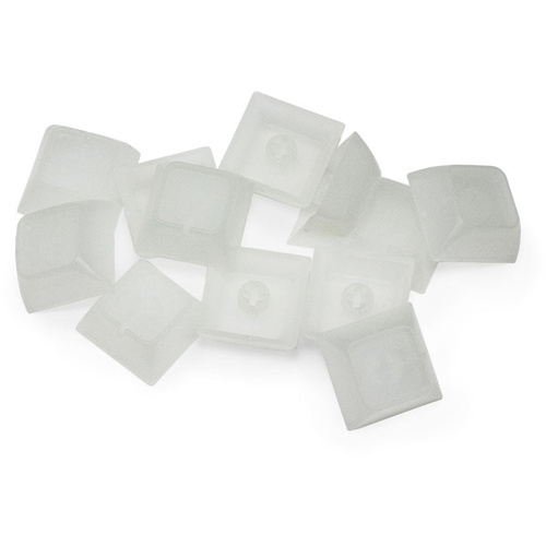 X-keys Nevwear Transparent Single Relegendable DSA Keycaps (12 Pack)