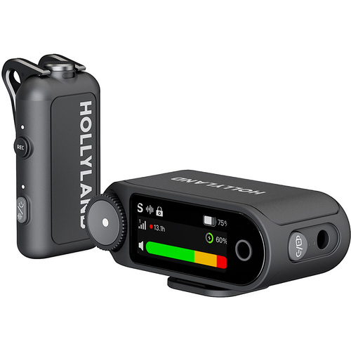 Hollyland LARK MAX 2 Solo Wireless Microphone System for Cameras (Space Gray)