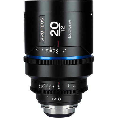 Laowa Proteus 2x Anamorphic 20mm T2 Lens (PL/EF, Feet, Blue Flare)