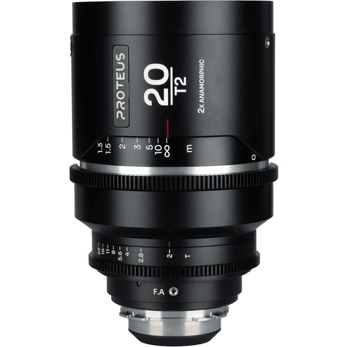 Laowa Proteus 2x Anamorphic 20mm T2 Lens (PL/EF, Meters, Silver Flare)
