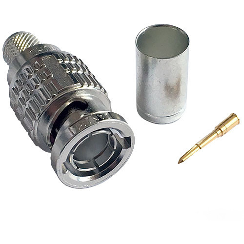 Canare BCP-D55UHD 75-Ohm BNC Male Crimp Connector for L-5.5CUHD Cable