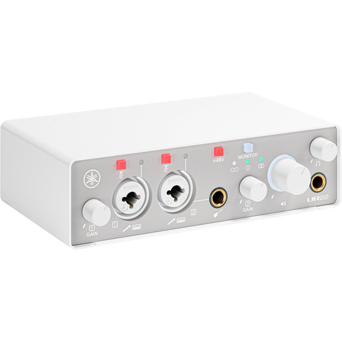 Yamaha UR22MK3 2x2 USB-C Audio Interface (White)