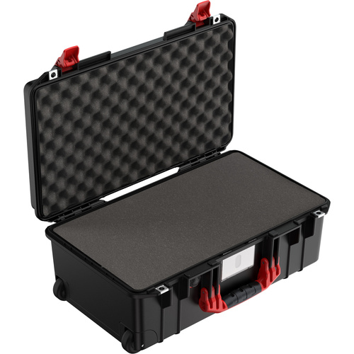 Pelican 1535 Air Wheeled Carry-On Hard Case (Black/Red, With Foam)