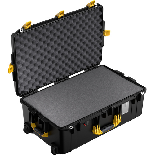 Pelican 1595 Air Case (Black/Yellow, With Foam)