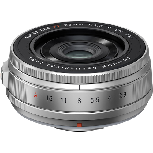 FUJIFILM XF 23mm f/2.8 R WR Lens (FUJIFILM X, Silver)