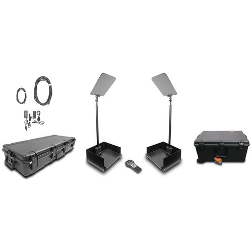 Prompter People ProLine StagePro 19" HighBright AutoStepper Presidential Teleprompters (Pair)