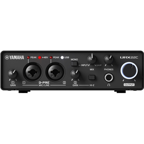 Yamaha URX22C 2x2 USB-C Audio Interface