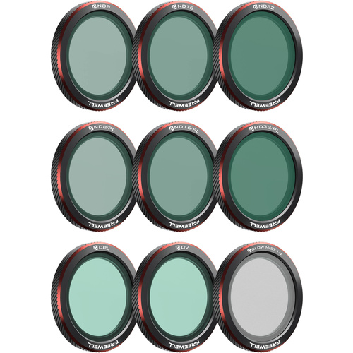 Freewell Mega Filter Kit for DJI Neo 2 (9-Pack)