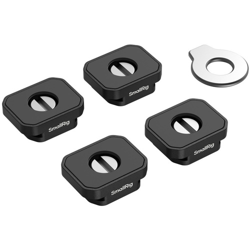 SmallRig 5472 Mount Plate with Cold Shoe Mount (4pcs)